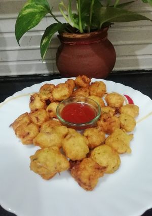 A picture of Moong Dal Bhajia.