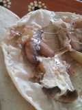 Quesadillas de cáscaras de papa