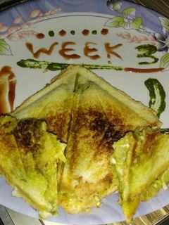 વેજ ચીઝ ગ્રીલ સેન્ડવીચ રેસીપી મુખ્ય ફોટો