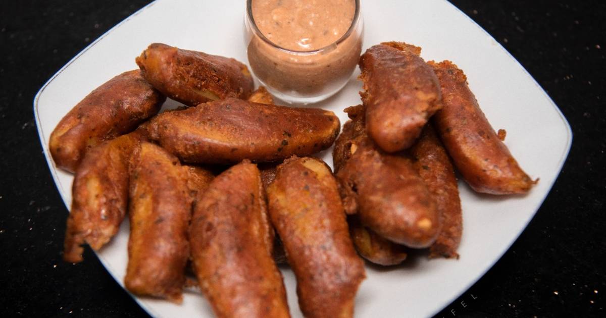 arifnowfel বানিয়েছেন পটেটো ওয়েজেস (Potato Wedges recipe in Bengali) কুকপ্যাড