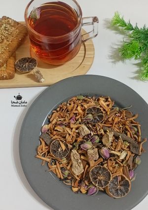 عکسی از دستور چای میوه ای