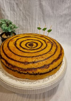 عکسی از دستور کیک مرمری