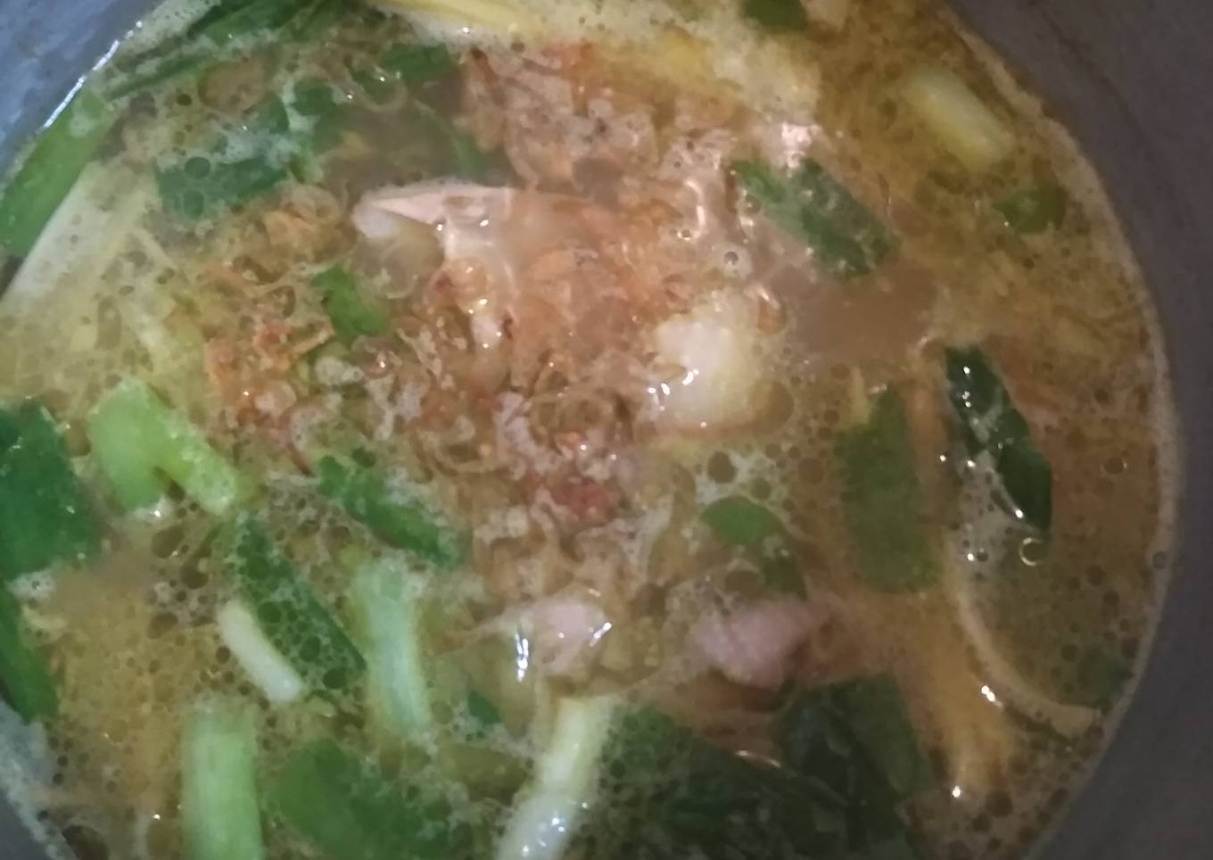 Kuah Soto ayam simple