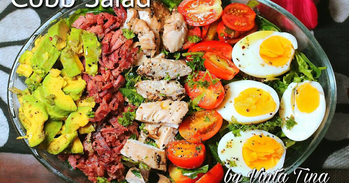 Resep Classic Cobb salad #Cookpad_Ketopad # 