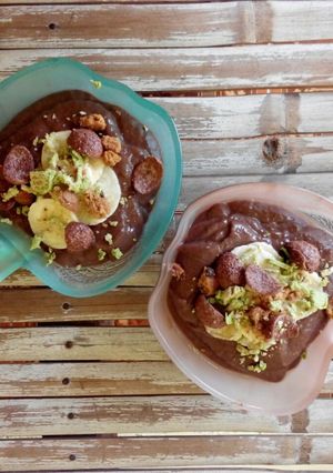 Foto resep Choco-Banana Smoothie