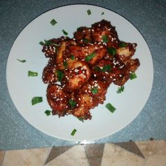 A picture of Orange chicken.