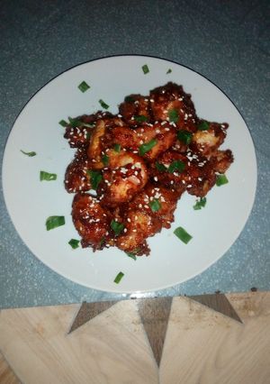 A picture of Orange chicken.