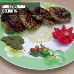 A picture of Moong chana delight.