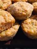 Muffins de zanahorias salados