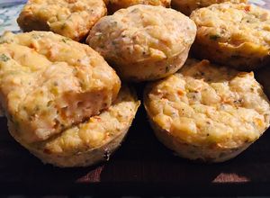 Una foto de Muffins de zanahorias salados
