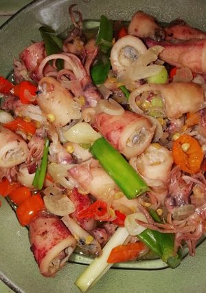 Foto resep Tumis cumi asin