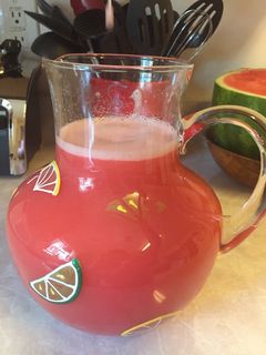 Una foto de Agua fresca de Sandía