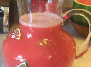 Una foto de Agua fresca de Sandía