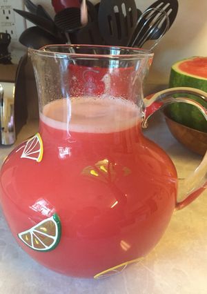 Una foto de Agua fresca de Sandía