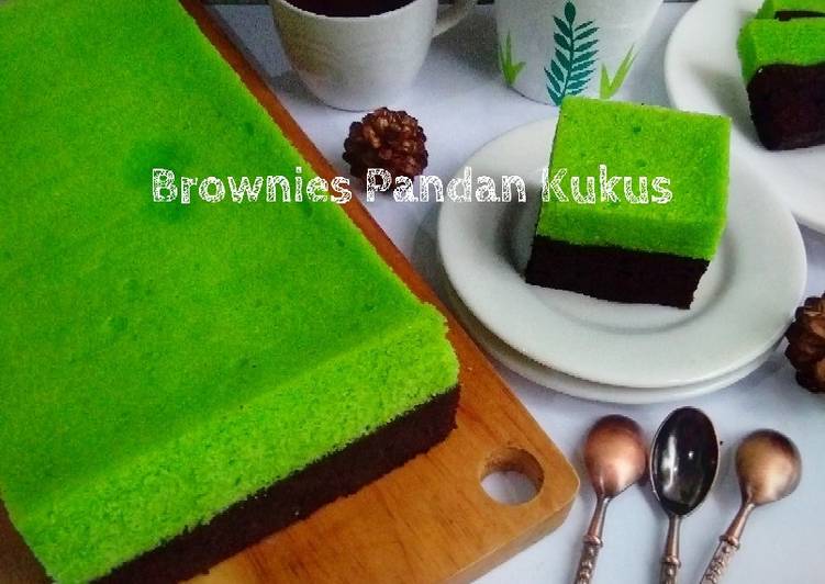 Brownies Pandan Kukus