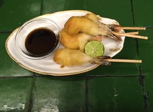 Una foto de Camarones Tempura