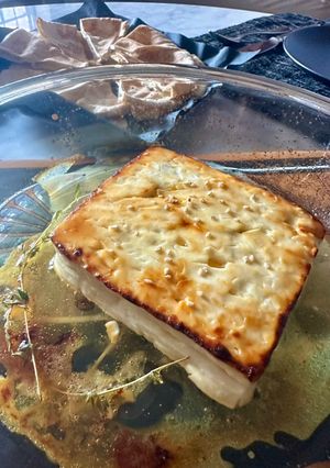 A picture of Baked Feta with Honey.