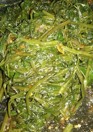 Foto resep Rujak kangkung