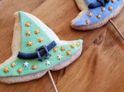 Una foto de glase real o fondant