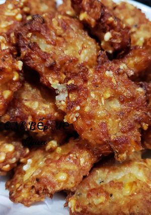 Hình của món Chả bắp chiên giòn.
