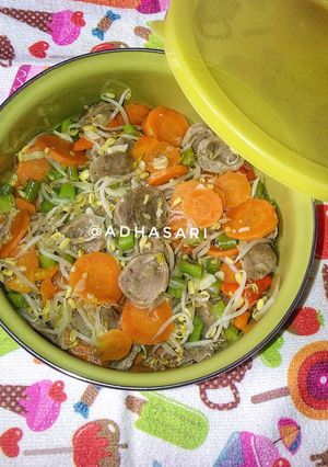 Foto resep Tumis Praktis Wortel Toge Buncis Baso
