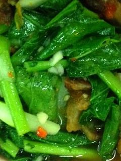 รูปของ คะน้าหมูกรอบ