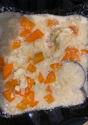 Diétás karfiolleves recept fotója