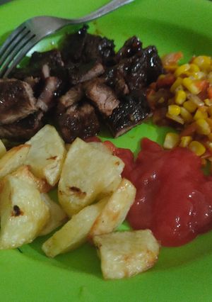 Foto resep Steak Sapi Lada Hitam
