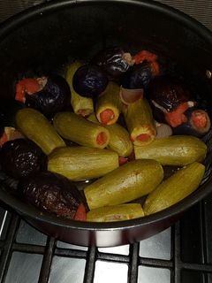 صورة لوصفة محشي كوسا وباذنجان