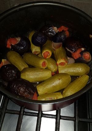 صورة لوصفة محشي كوسا وباذنجان