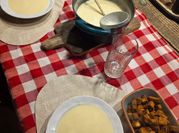 Una foto de sopa crema