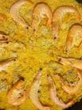 Cuscús con abadejo y langostinos