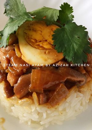 Foto resep Steam nasi ayam