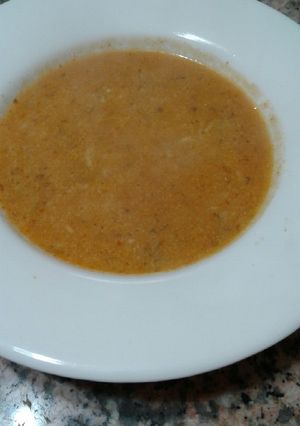 صورة لوصفة شوربة دقيق الذرة الصحية