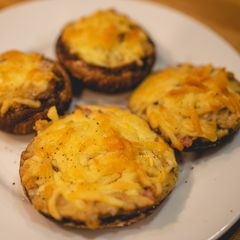 A picture of Mushroom gratin.