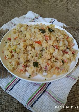 A picture of Onion upma.
