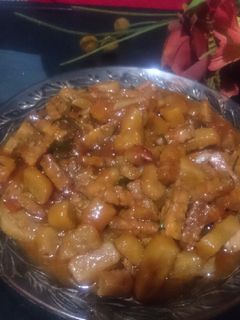 Foto resep Nugget ayam tempe saus tiram asam manis