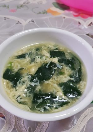 Foto resep Sup Bayam Telur