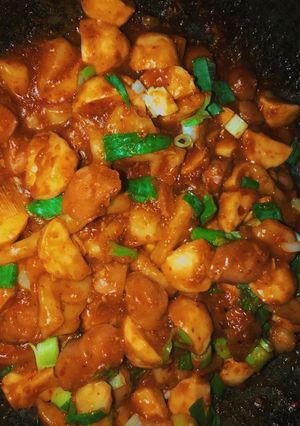 Foto resep Tteokbokki (Kue beras Korea) 🍥