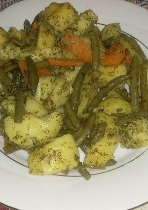 عکسی از دستور خوراک لوبیاسبز