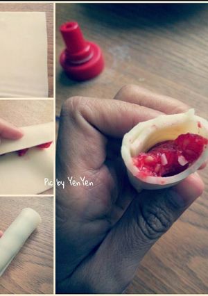 Foto resep Raspberry gulung keju