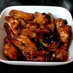 My Teryaki Chicken Wings. #Sidedish?#Supper#Lunch A picture of My Teryaki Chicken Wings. #Sidedish?#Supper#Lunch.