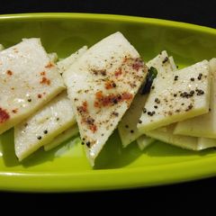 A picture of Khatta Dhokla.