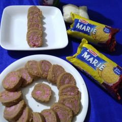 A picture of Rose flavoured Swiss Rolls.
