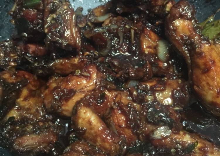 Ayam setan (kecap pedas)