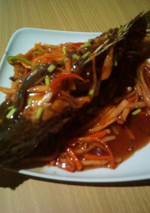 A picture of Sweet 'n Sour Grouper Fish.