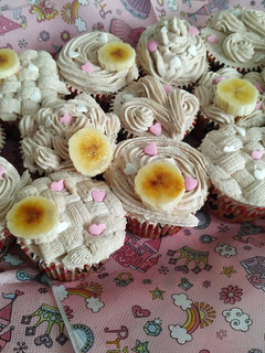 Una foto de Cupcake marmolado de plátano