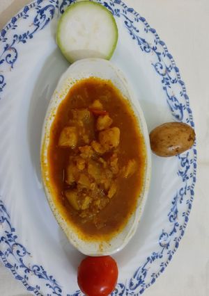 A picture of Lauki ki sabzi.