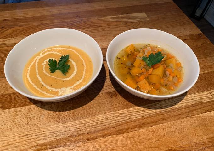 Recipe of Super Quick Homemade Creamy Swede And Vegetable Soup (2 ways!)