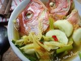 Lempah Kuning Ikan Kakap Khas Bangka